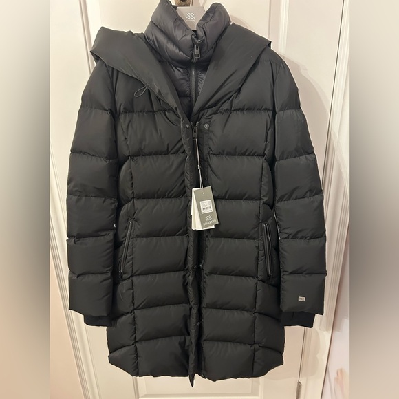 NWT Soia & Kyo Sonny TD Slim Down Coat Jacket Puffer Winter Coat with Hood Sz M - Picture 10 of 15